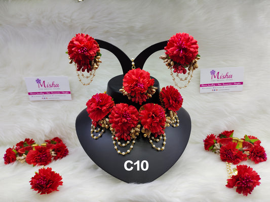 Flower Jewellery Set - C10