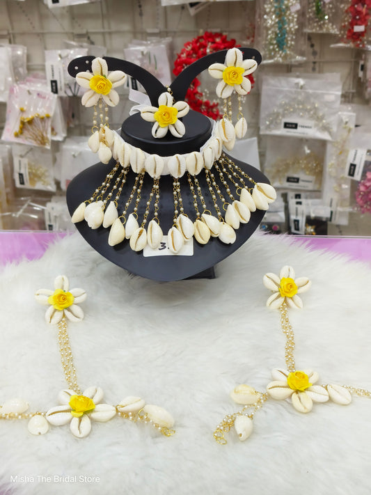 Shell & Flower Jewellery Set