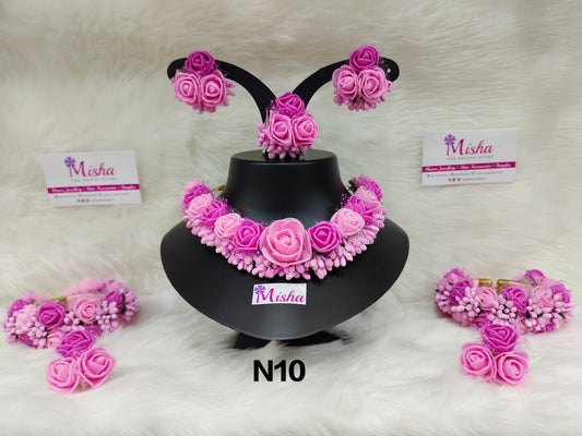 Flower Jewellery Set - N10