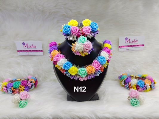 Flower Jewellery Set - N12