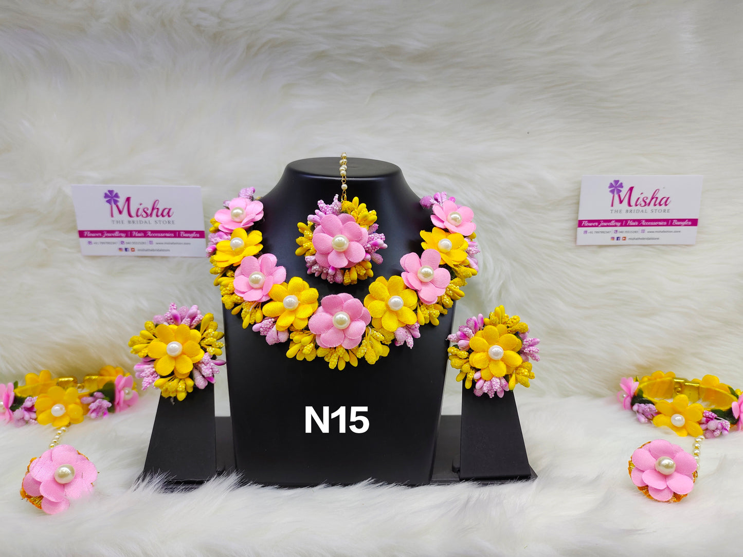 Flower Jewellery Set - N15