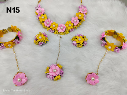 Flower Jewellery Set - N15