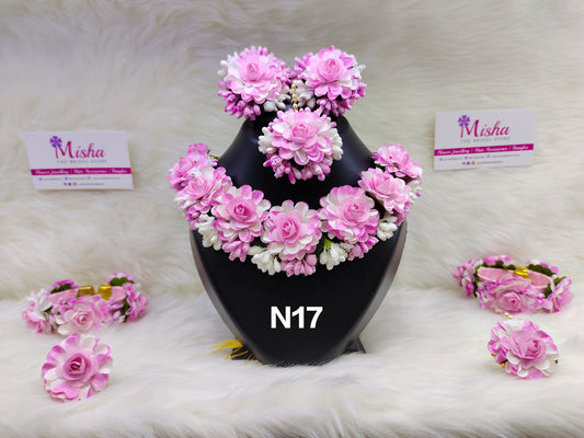 Flower Jewellery Set - N17