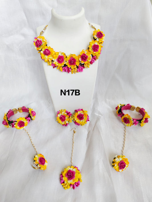 Flower Jewellery Set - N17B