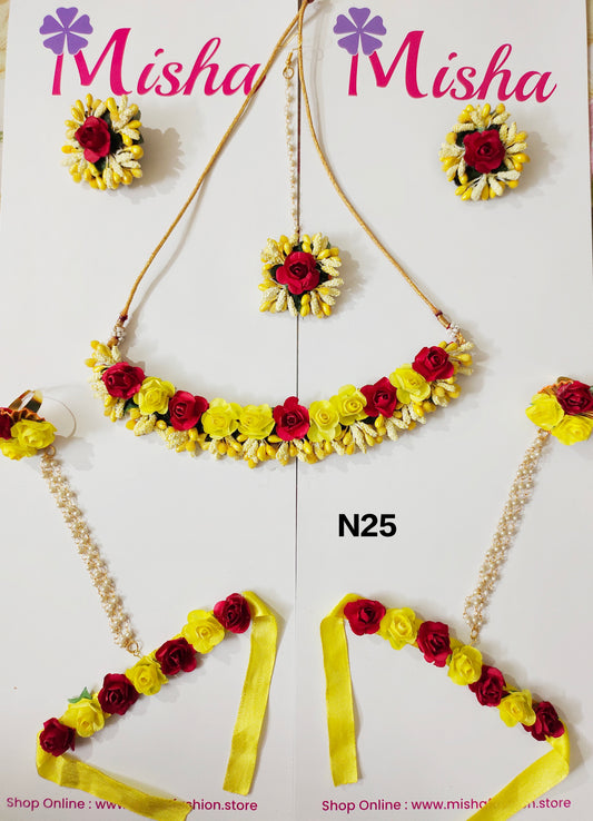 Flower Jewellery Set - N25