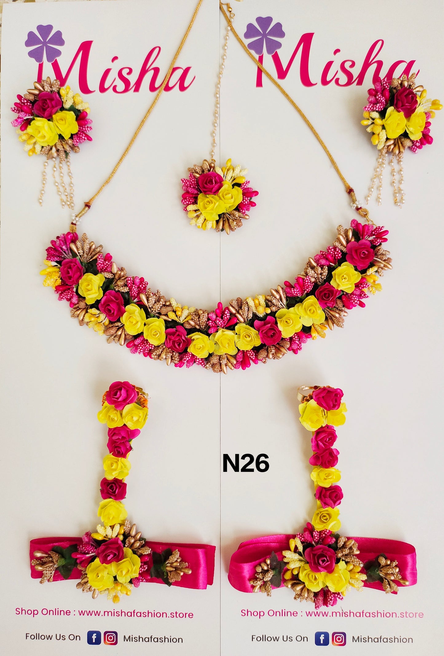 Flower Jewellery Set - N26