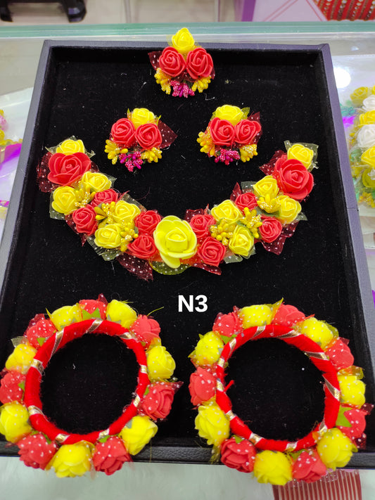 Flower Jewellery Set - N3