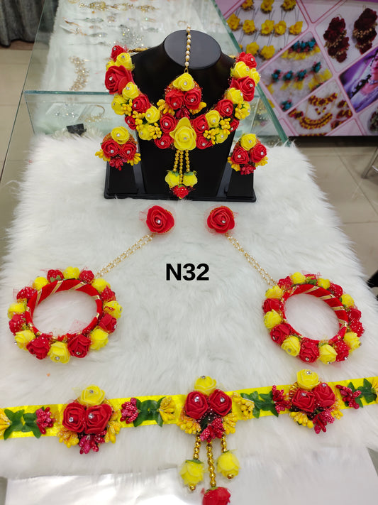 Flower Jewellery Set - N32