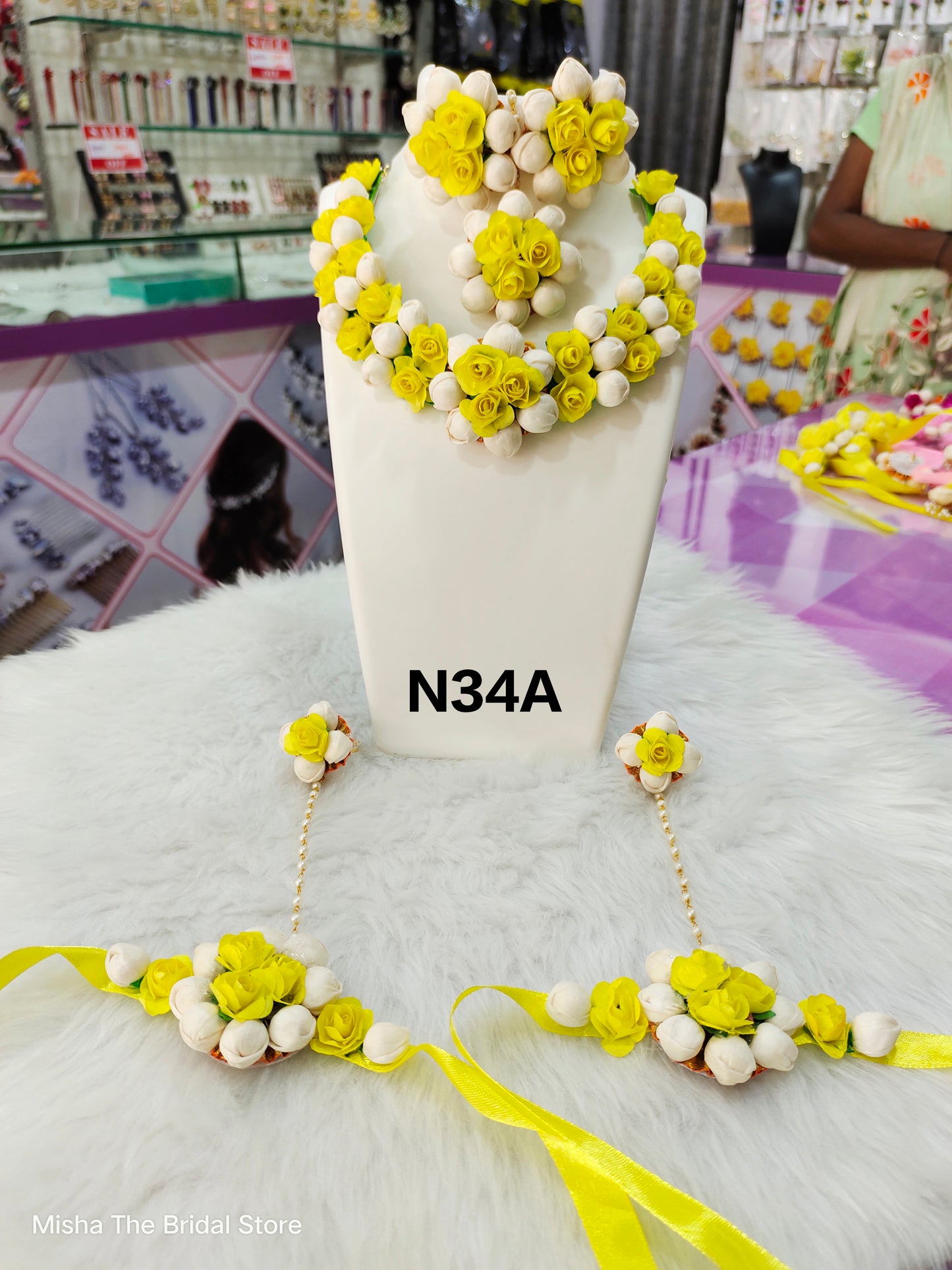 Flower Jewellery Set - N35