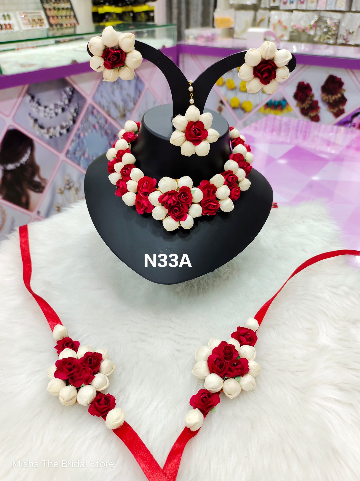 Flower Jewellery Set - N35