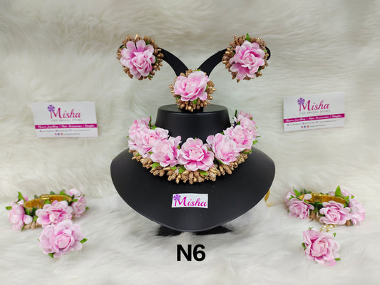 Flower Jewellery Set - N6