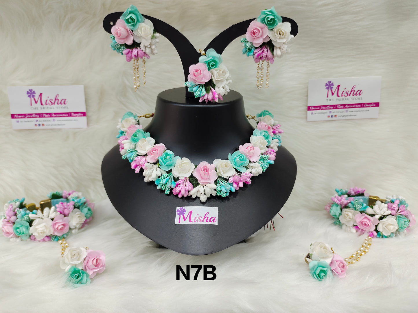 Flower Jewellery Set - N7B