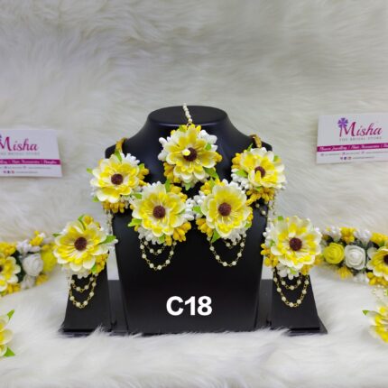 Flower Jewellery Set - C18 A