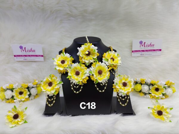 Flower Jewellery Set - C18 A