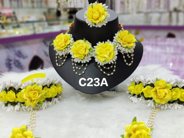 Flower Jewellery Set - C23 A