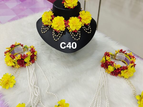 Flower Jewellery Set - C40