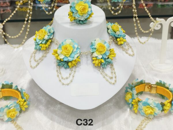 Flower Jewellery Set - C32